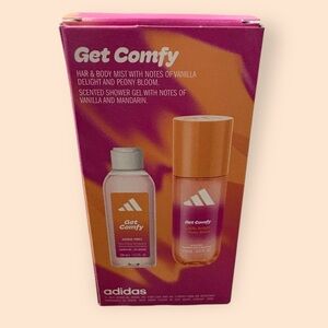 Adidas Vibes Get Comfy Fragrance + Shower Gel Set New